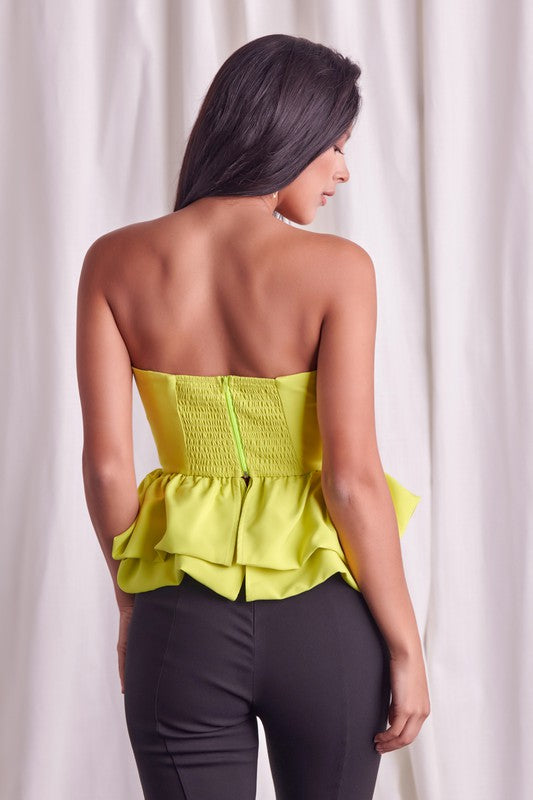 KARA Off Shoulder Ruffle Top