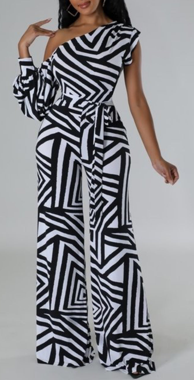 MACIE ONE SHOULDER JUMPSUIT