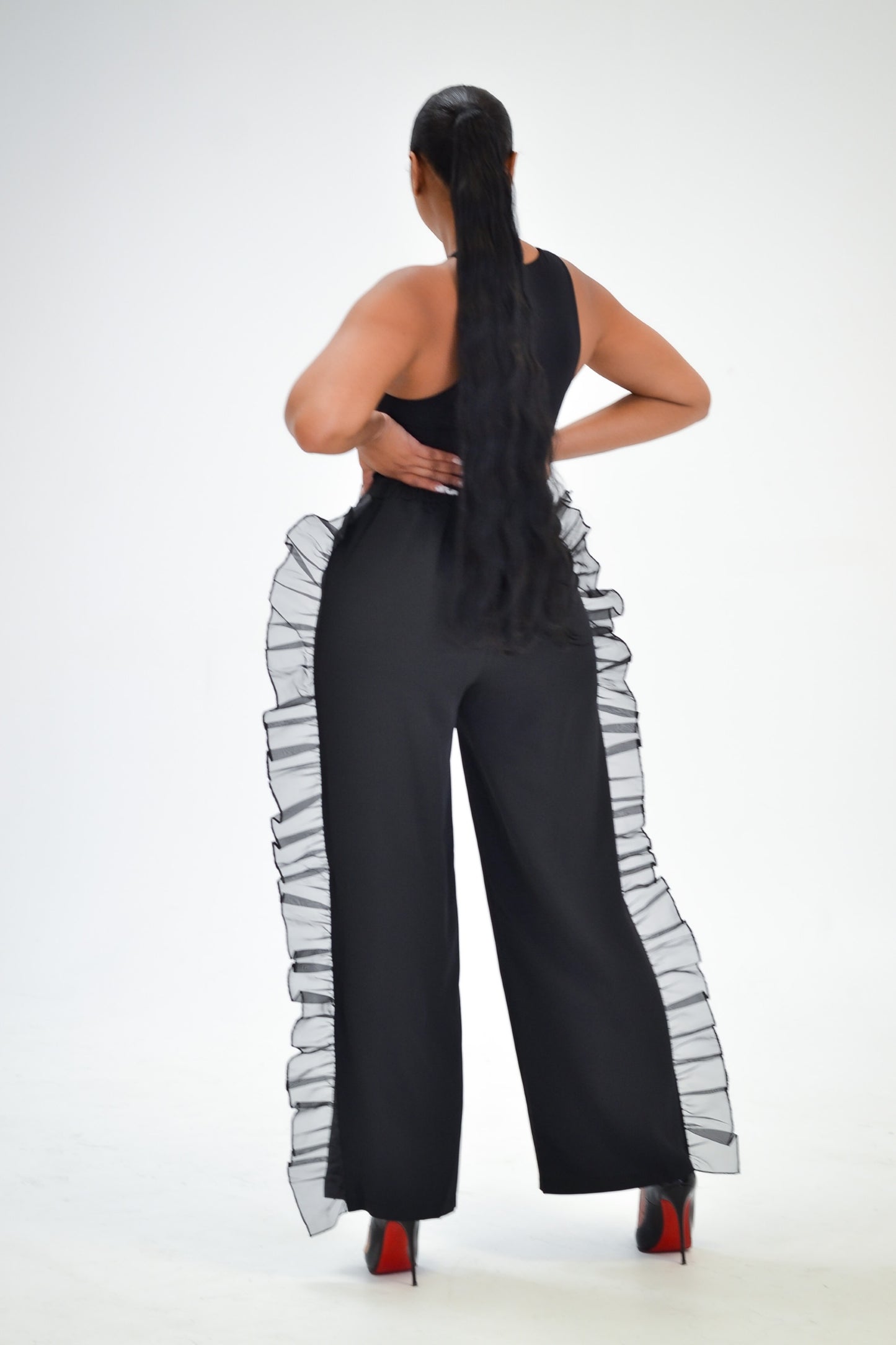I Can Fly Side Ruffle Pants Women's Online