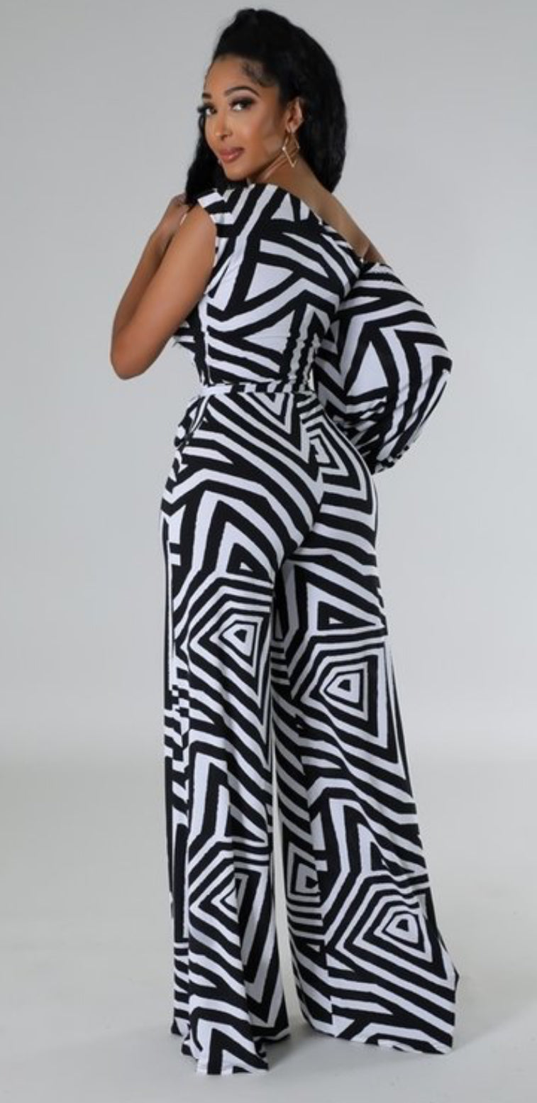 MACIE ONE SHOULDER JUMPSUIT