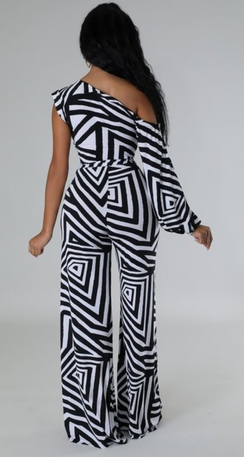 MACIE ONE SHOULDER JUMPSUIT