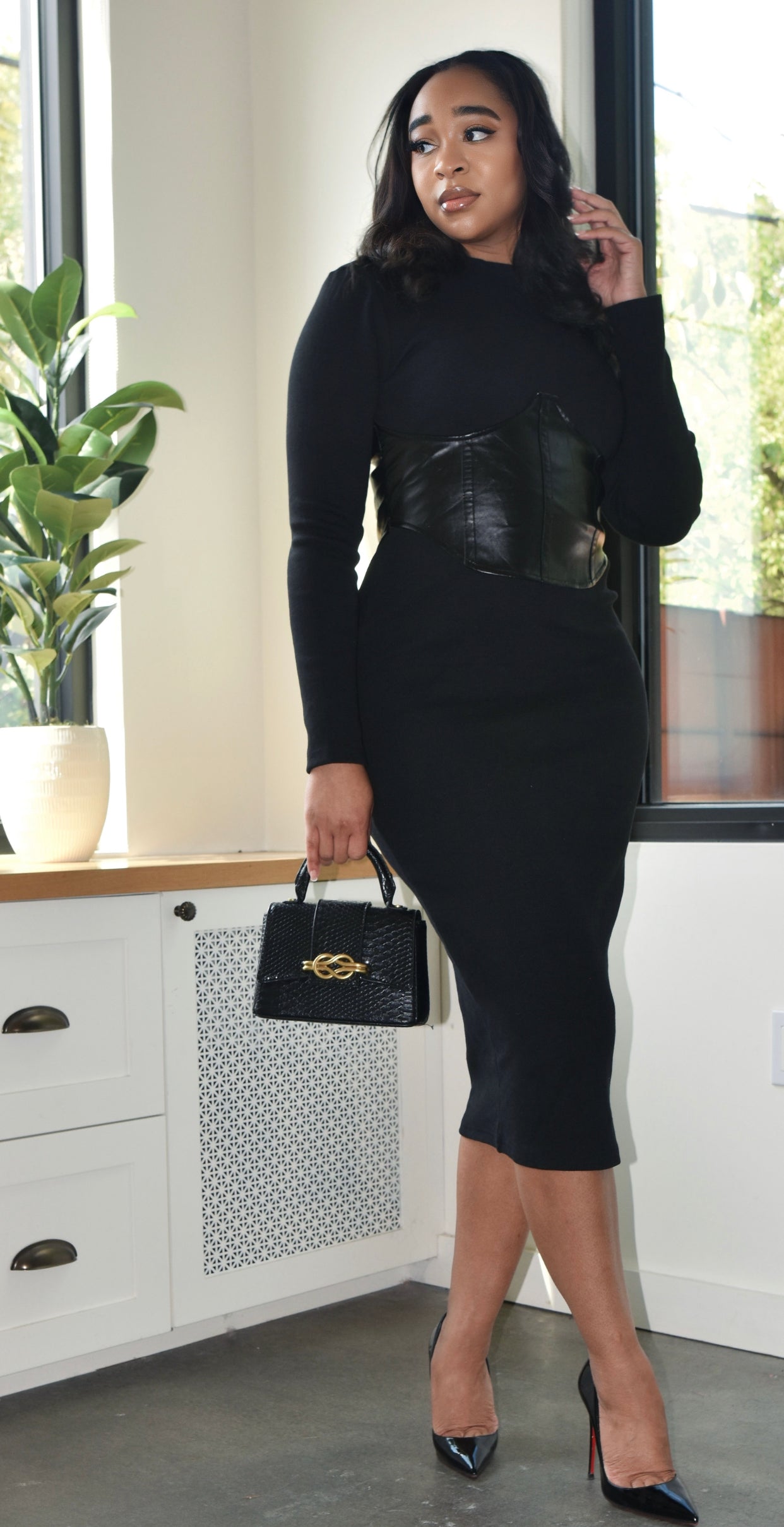 BOSS LADY MIDI DRESS
