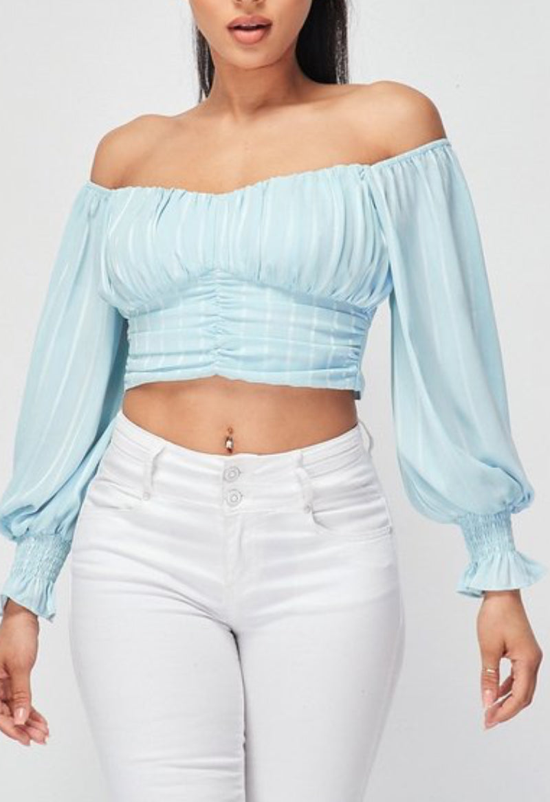 CLEAR SKY CROP TOP