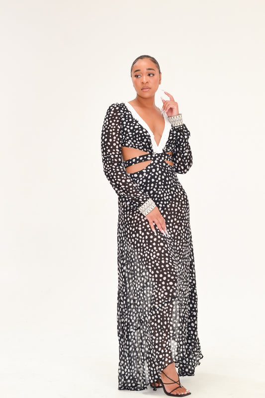 MUNA CUT OUT MAXI DRESS